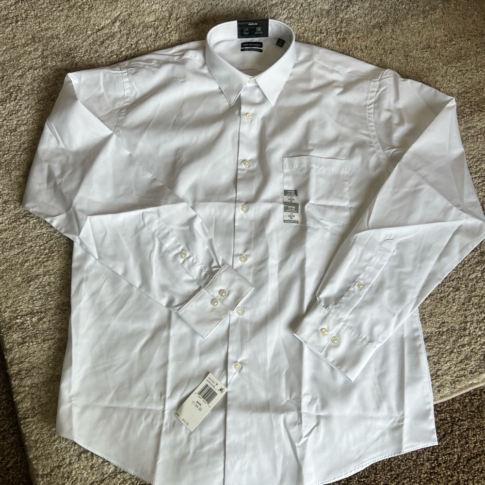 Van Heusen Crisp White Dress Shirt